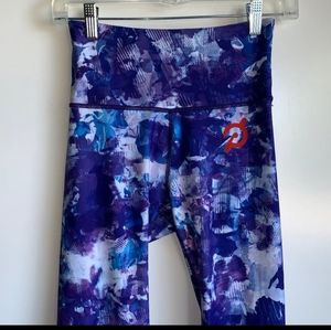 Peloton Blue Moves High Waist Reversible Leggings